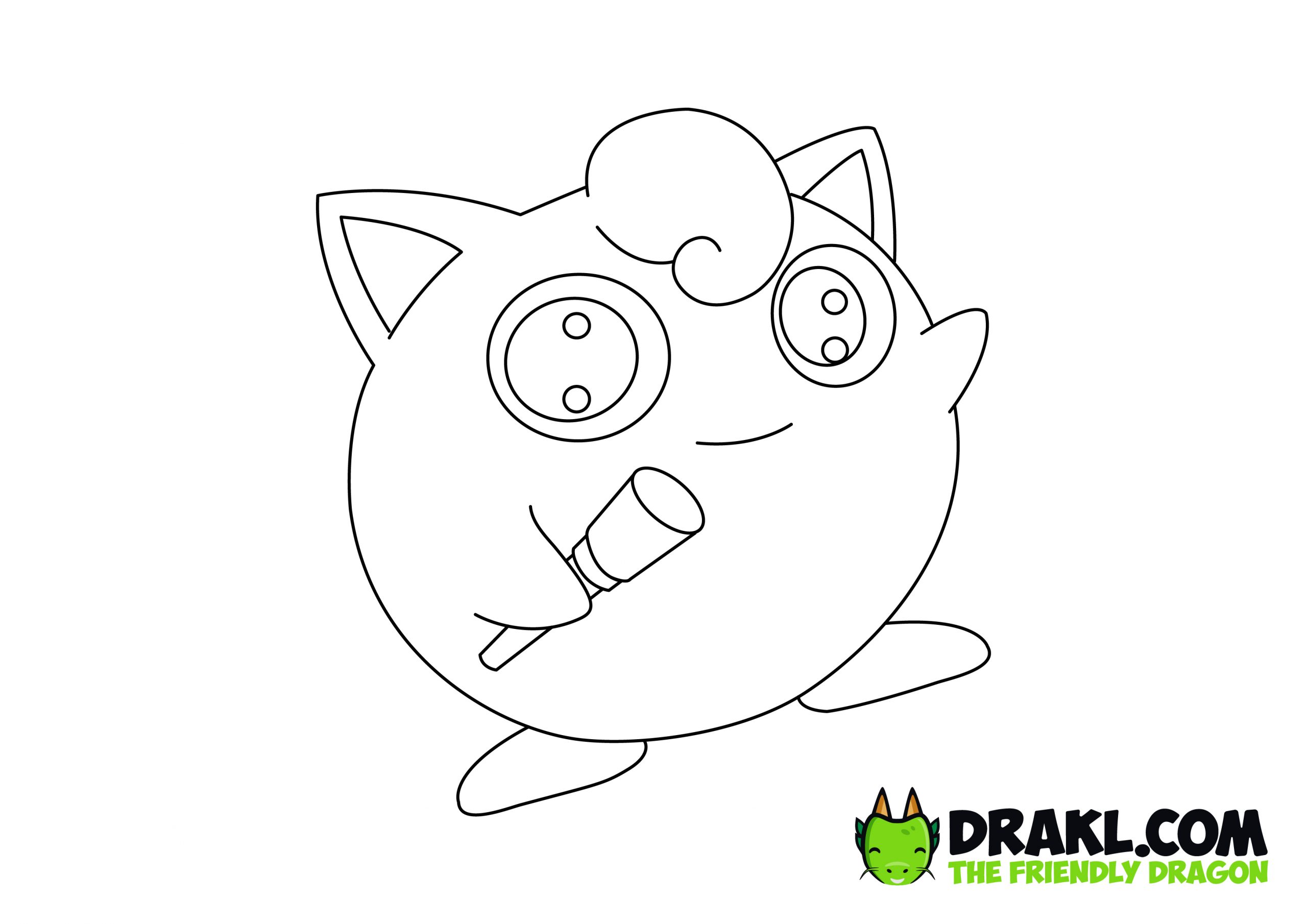 Pokemon Jigglypuff Coloring Page The Best Porn Website