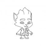 Super Monsters Lobo Howler Colouring Page