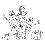 storybots christmas coloring page