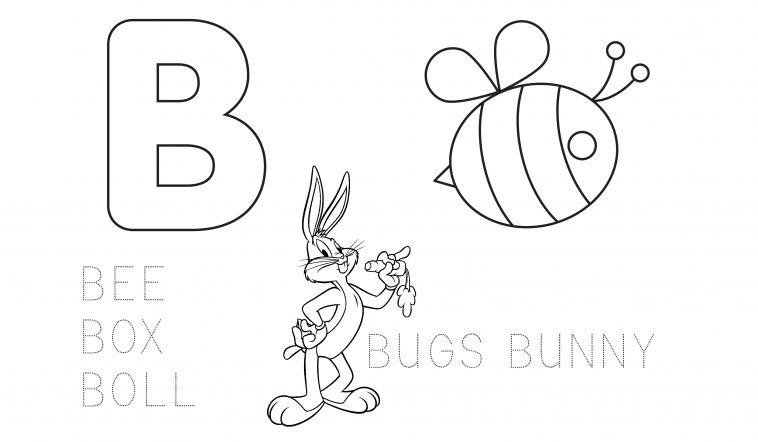 alphabet-educational-page-letter-B