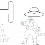 letter h printable learn reading