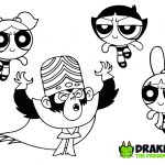 powerpuff girls mojo jojo coloring pages