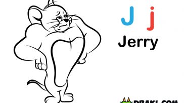tom-jerry-strong-muscular-letter-j-alphabet