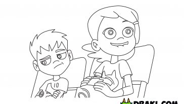Ben 10 Coloring Page