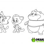 44 Cats Coloring Page