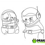 Agent Binky Pets of the Universe Coloring Page
