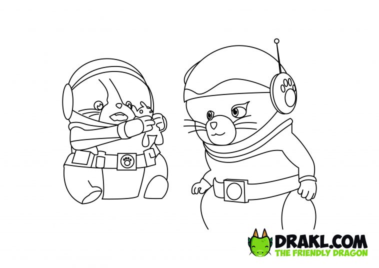 Agent Binky Pets of the Universe Coloring Page
