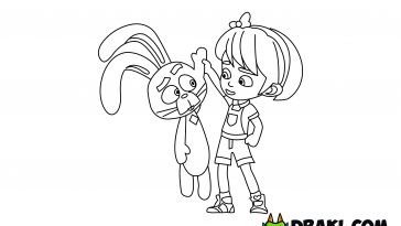 Alice & Lewis Coloring Page