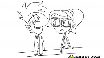 Cloudy with a Chance of Meatballs Coloring Page