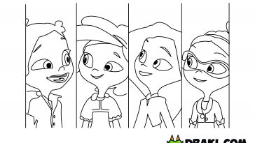 Fantasy Patrol Coloring Page