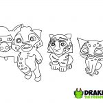 Leo & Tig Coloring Page