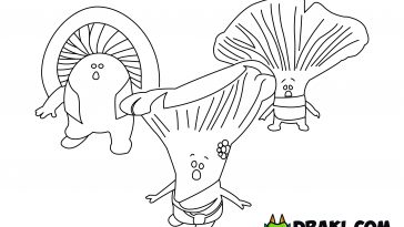 Mush-Mush and the Mushables Coloring Page