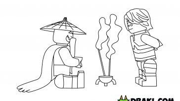 Ninjago Coloring Page