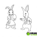 Peter Rabbit - Easter Special Coloring Page