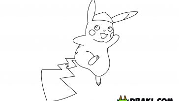 Pokémon Detective Pikachu Coloring Page
