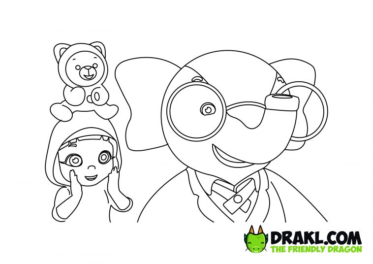 Rainbow Ruby Coloring Page