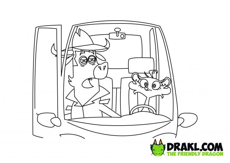 Sherlock Yack Coloring Page