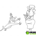 Taffy Coloring Page