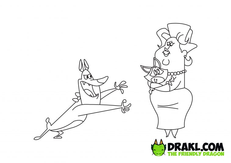 Taffy Coloring Page