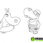 The HAPPOS Family Coloring Page