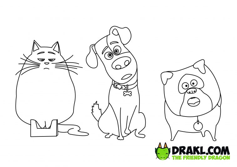 The Secret Life of Pets Coloring Page