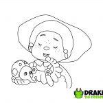 Monchhichi A Magic Act! Coloring Page