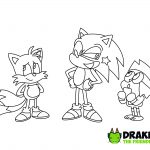 OK K.O Let's Meet Sonic Coloring Page